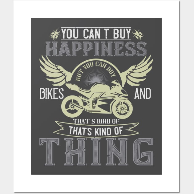 Bikes heppiness Wall Art by workshop71